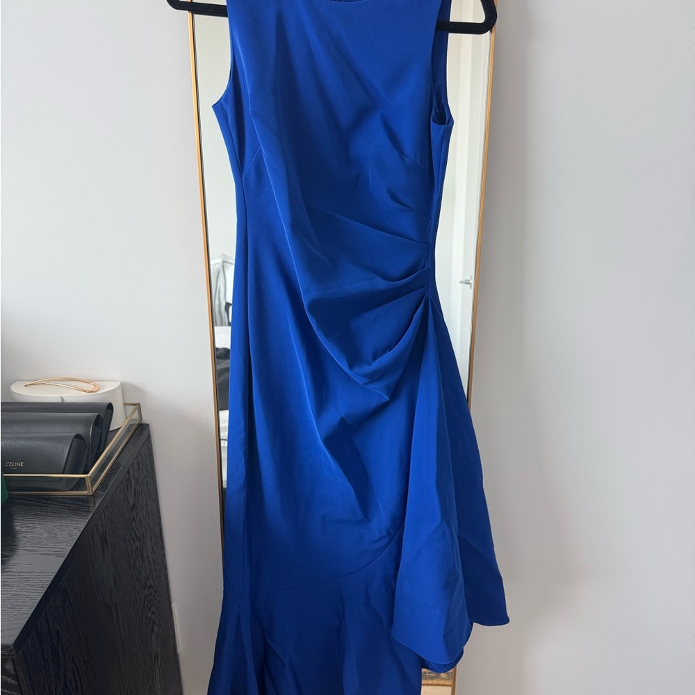 Eliza J Royal Blue Asymmetrical Dress